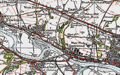 Old map of Bell's Close in 1925