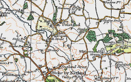 Old map of Bell's Corner in 1921
