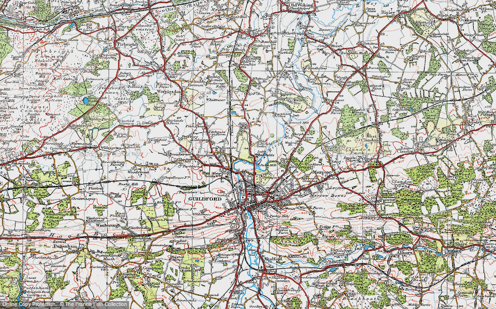 Old Map of Bellfields, 1920 in 1920