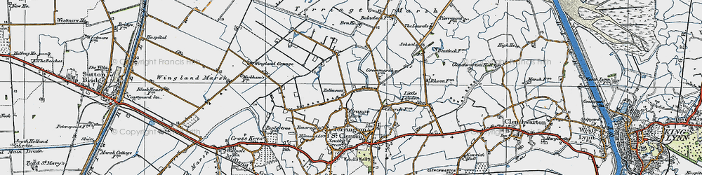 Old map of Bellmount in 1922