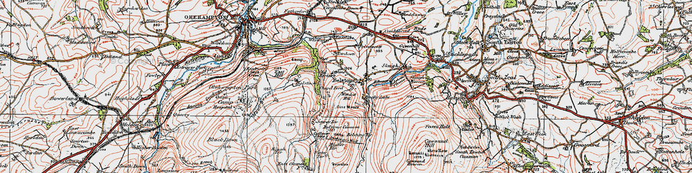 Old map of Westlake in 1919