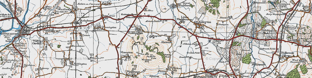 Old map of Bengrove in 1919