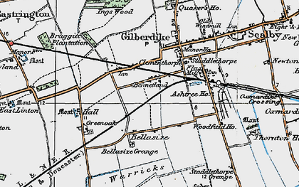 Old map of Bennetland in 1924