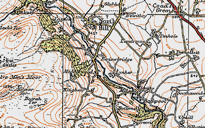 Old map of Berriowbridge in 1919