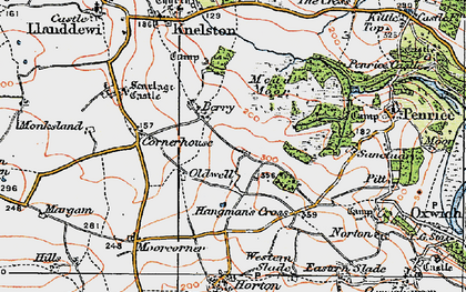 Old map of Berry in 1923