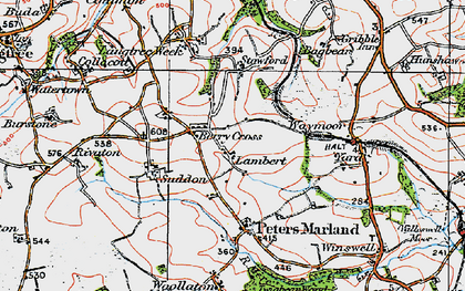 Old map of West Yard in 1919