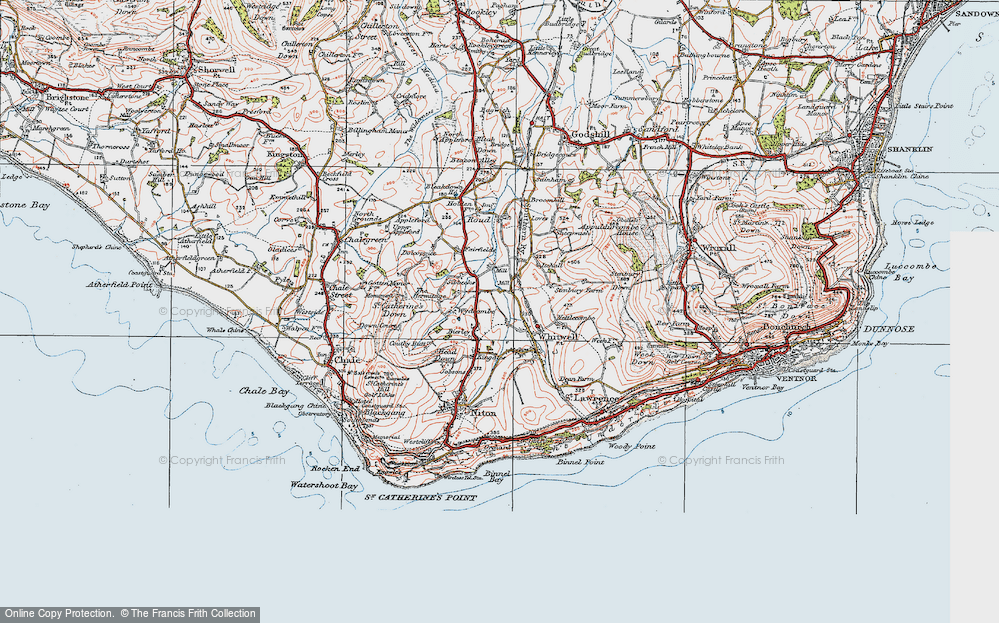 Old Map of Bierley, 1919 in 1919