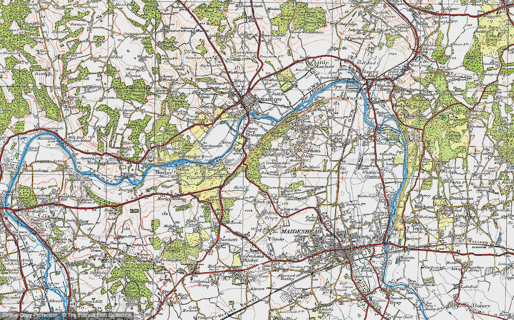 Old Map of Bigfrith, 1919 in 1919