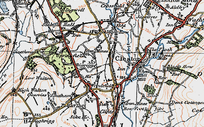 Old map of Bigrigg in 1925