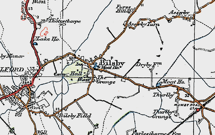 Old map of Bilsby in 1923