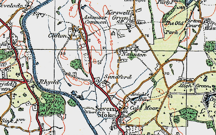 Old map of Birch Green in 1920