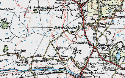 Old map of Birch Heath in 1923