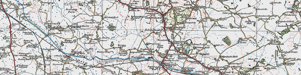 Old map of Birch Heath in 1923