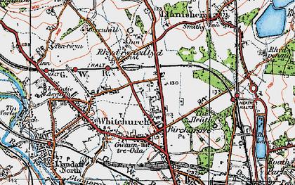 Old map of Birchgrove in 1919