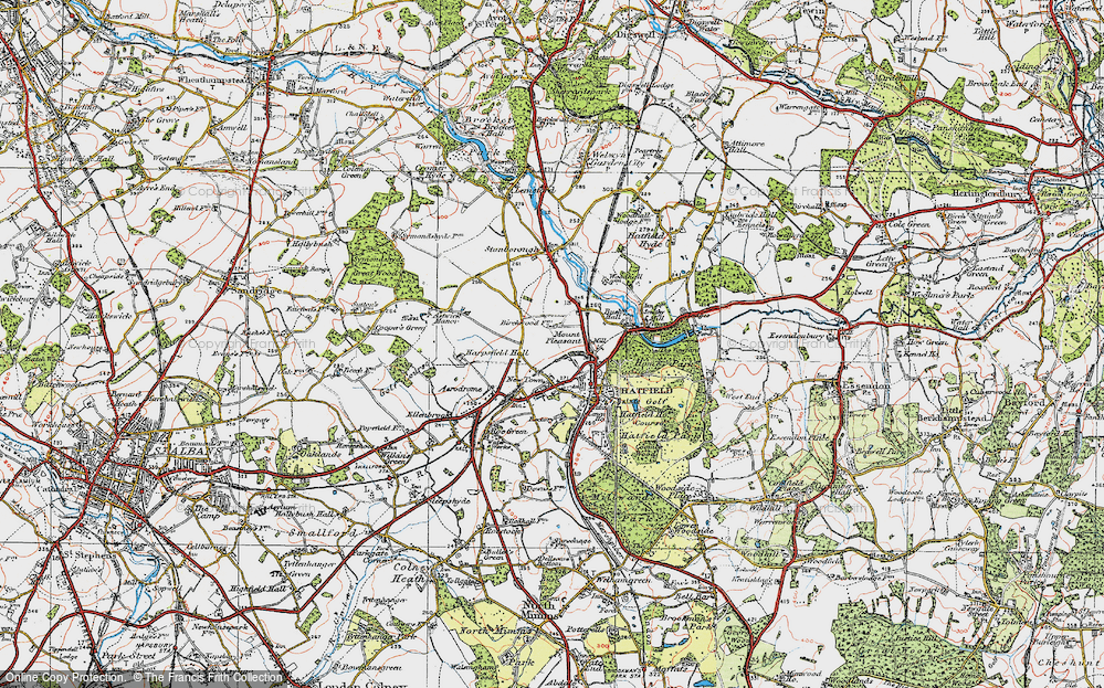 Old Map of Birchwood, 1920 in 1920