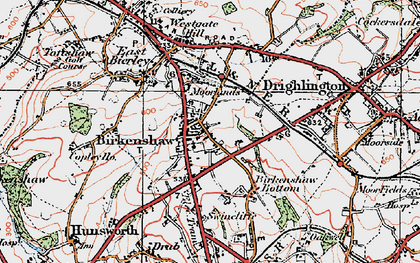 Old map of Birkenshaw in 1925