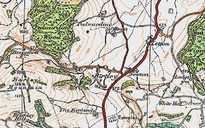Old map of Willey Lodge in 1920