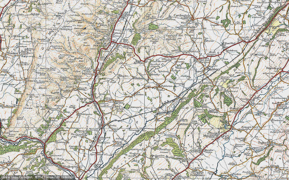 Old Map of Birtley, 1920 in 1920