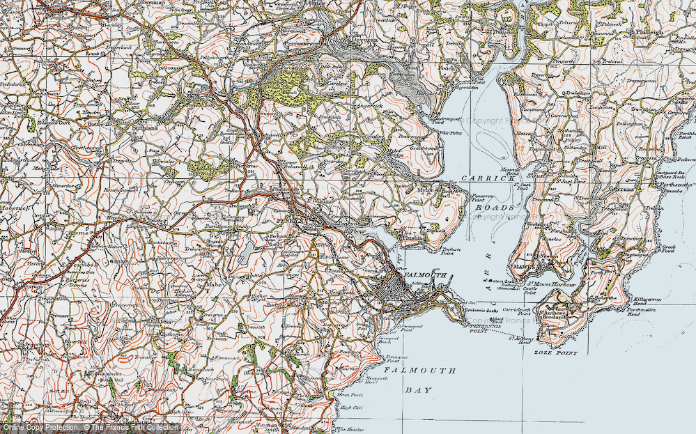 Old Map of Bissom, 1919 in 1919