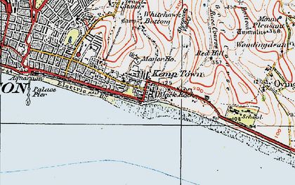 Old map of Black Rock in 1920