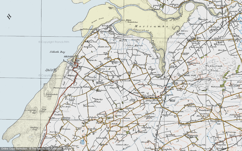Old Map of Blackdyke, 1925 in 1925