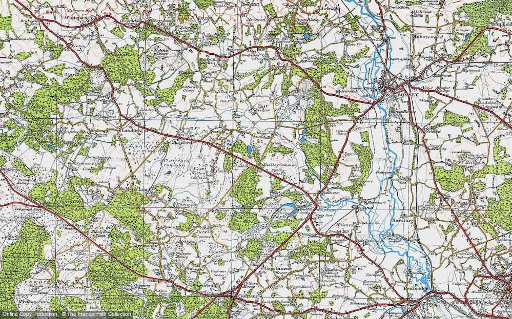 Historic Ordnance Survey Map of Blackhill, 1919