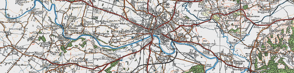 Old map of Blackmarstone in 1920