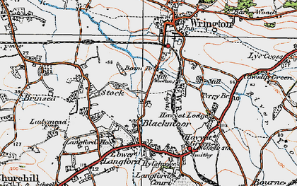 Old map of Beam Br in 1919