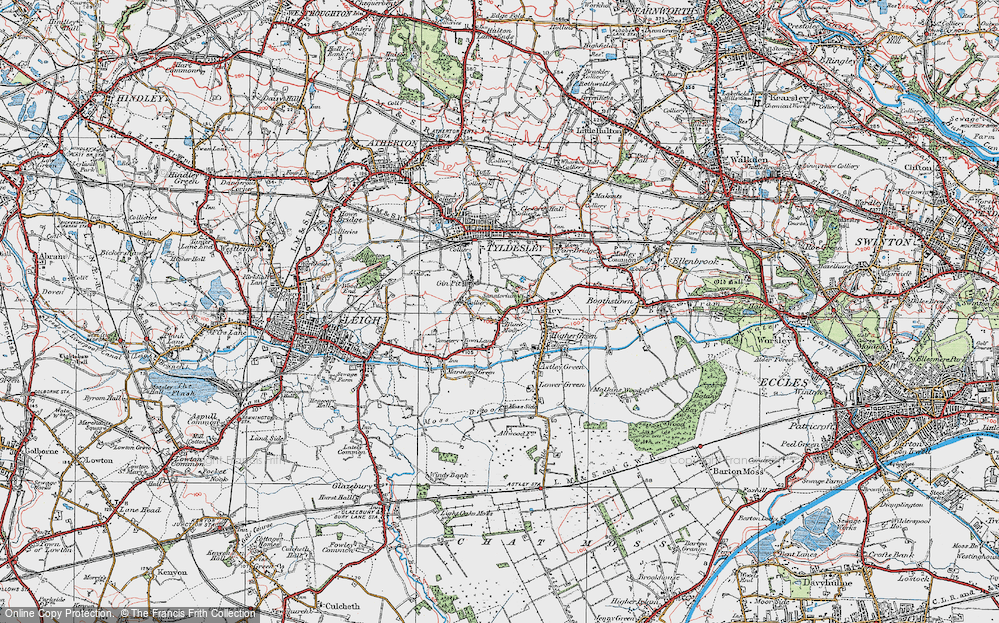 Old Map of Blackmoor, 1924 in 1924