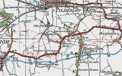 Old map of Blackmoor in 1924