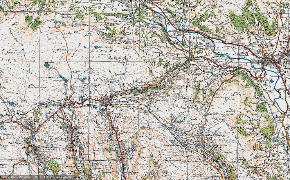 Old Map of Blackrock, 1919 in 1919