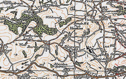 Old map of Ayreville in 1919