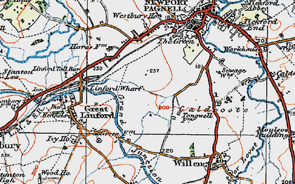 Old map of Blakelands in 1919