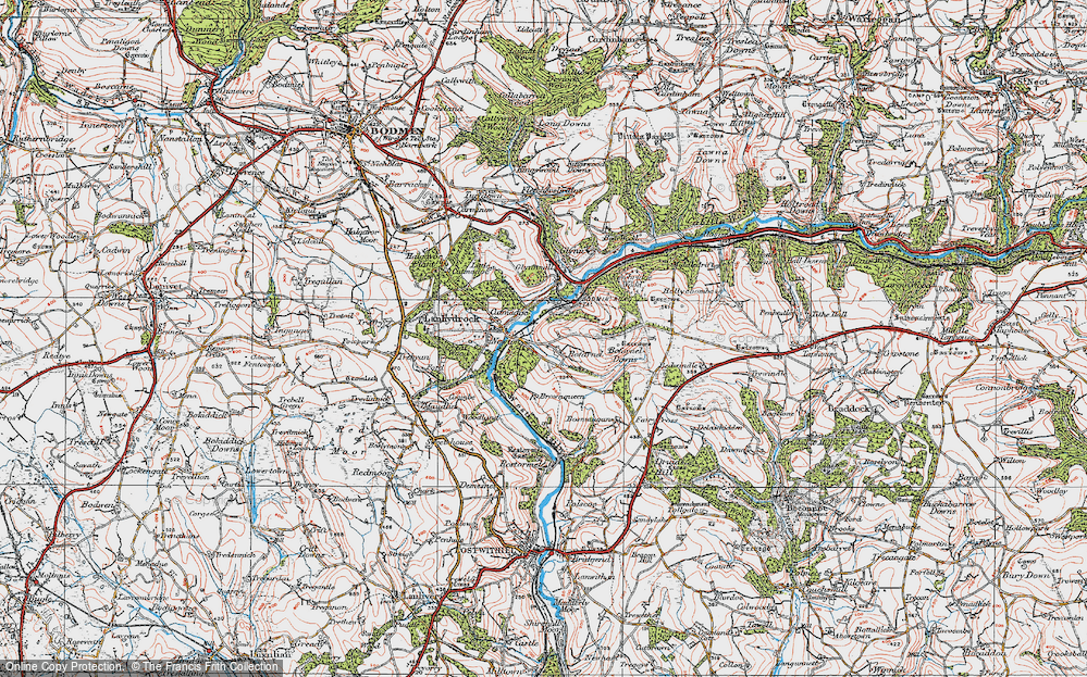 Old Map of Bofarnel, 1919 in 1919