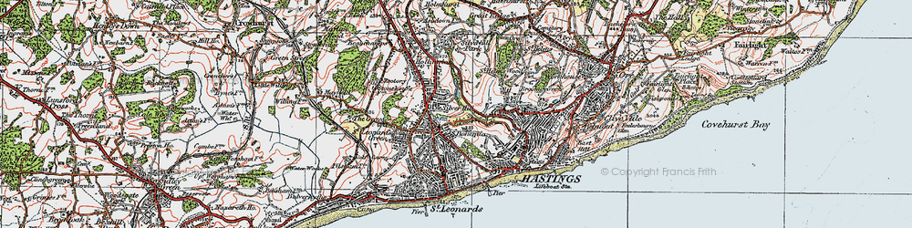 Old map of Bohemia in 1921