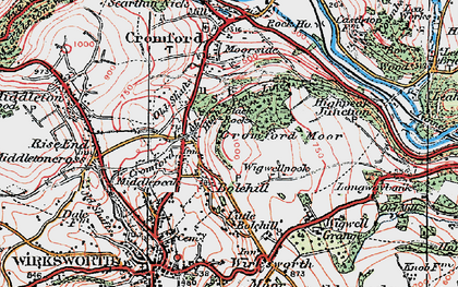 Old map of Wigwellnook in 1923