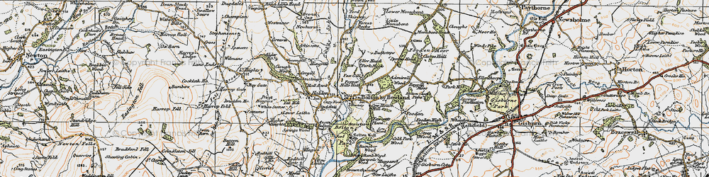 Old map of Admiral's Wood in 1924