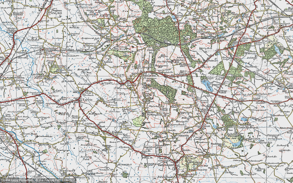 Old Map of Boothsdale, 1923 in 1923