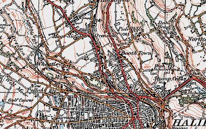 Old map of Boothtown in 1925