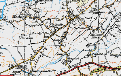 Old map of Borough Post in 1919