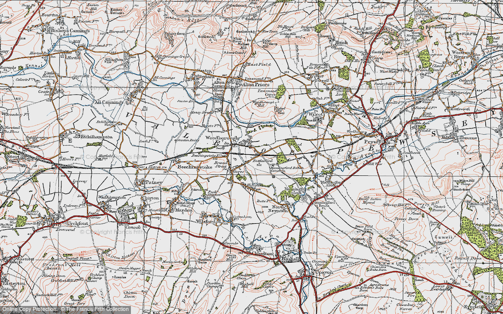 Old Map of Bottlesford, 1919 in 1919