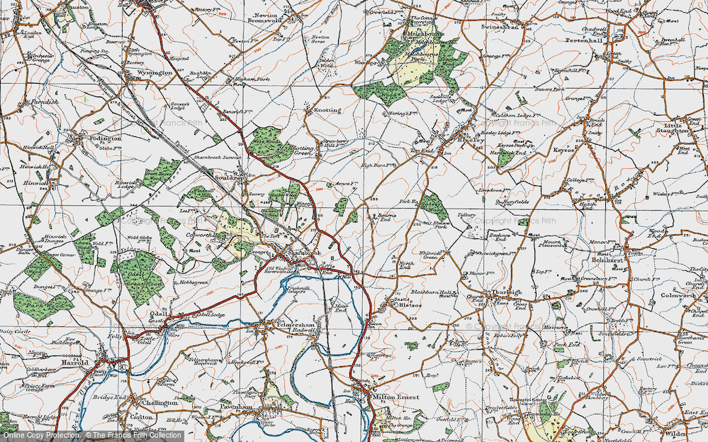 Old Map of Bourne End, 1919 in 1919