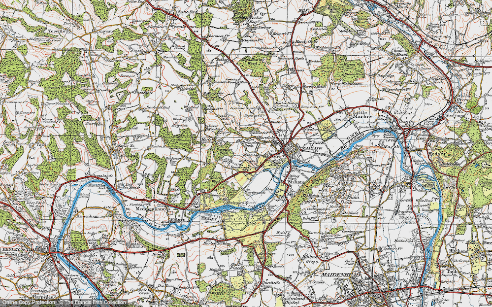 Old Map of Bovingdon Green, 1919 in 1919