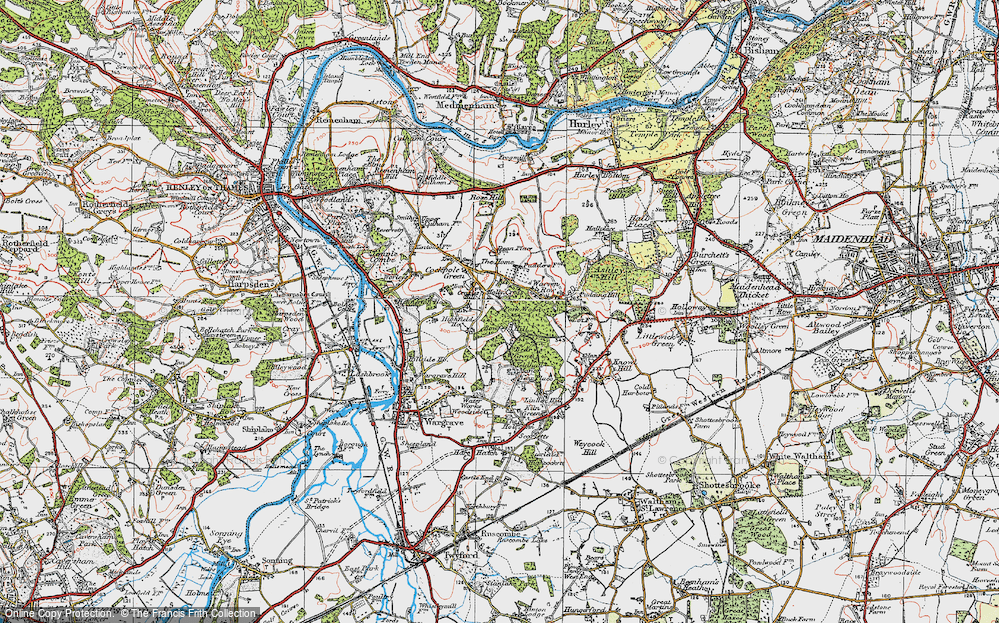 Old Map of Bowsey Hill, 1919 in 1919
