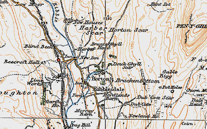 Old map of Blishmire Close in 1924