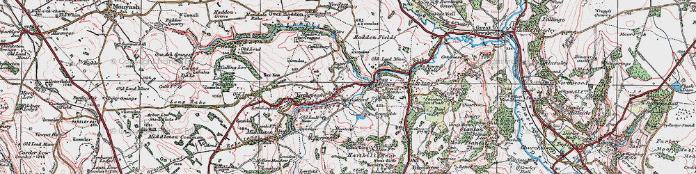 Old map of Bradford in 1923