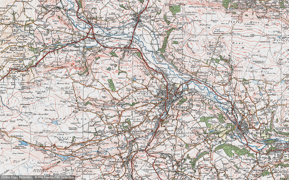 Old Map of Braithwaite, 1925 in 1925