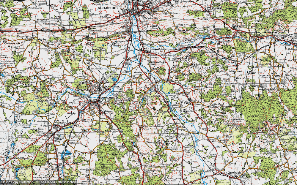 Old Map of Bramley, 1920 in 1920