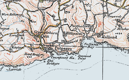 Old map of Brent in 1919