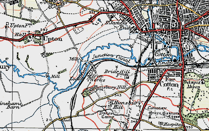 Old map of Briar Hill in 1919